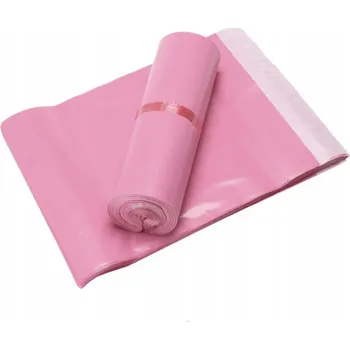 Obálka PLASTOVÉ OBÁLKY OBALOVÉ MATERIÁLY PRO ZASÍLÁNÍ B3 400x500 50 KUSŮ SILNÉ RŮŽOVÉ