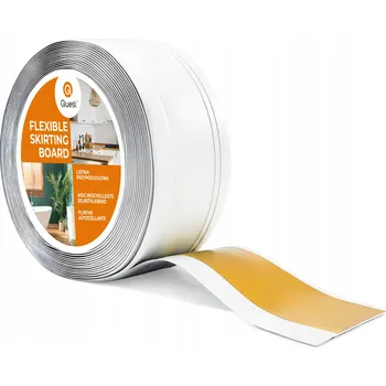 soklová lišta Podlahová lišta samolepicí PVC, lišta DEKOR, 70x20 mm, bílá 15 m