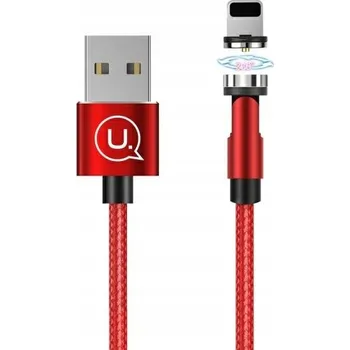 Datový kabel Kabel Usams USB - Apple Lightning 1 m červený