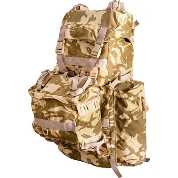 turistický batoh Armáda Rumunská Batoh rumunský velký DESERT použitý s pískovým rámem