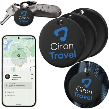IP kamera 3x GPS Lokátor Life Tag Lifemate CIRON pro Android, na batoh, klíče, zavazadla