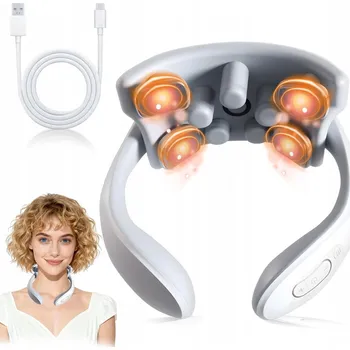 Masážní přístroj MASÁŽNÍ PŘÍSTROJ NA RAMENA A KRK S FUNKCÍ NAHŘÍVÁNÍ, MNOHO REŽIMŮ, 15 ÚROVNÍ MASÁŽNÍ PŘÍSTROJ