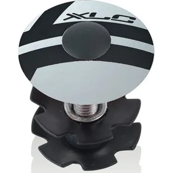 Komponent pro jízdní kolo zátka AH + ježek XLC AP-S01 1 1/8 stříbrná