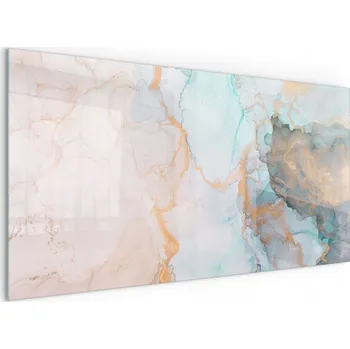 Krbová kamna Skleněná Tvrzená Deska ESG Pod Krbová Kamna Abstraktní Vzor