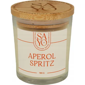 Svíčka Sójová vonná svíčka Aperol Spritz Sayo