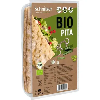 Pečivo Schnitzer Bezlepková pita 2x 120 g bio BIO VEGAN BEZLEPEK Množství: 1 ks
