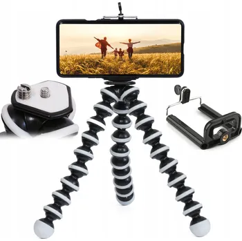FLEXIBILNÍ OHEBNÝ STATIV TRIPOD PRO TELEFON A FOTOAPARÁT GOPRO 1/4" vel L