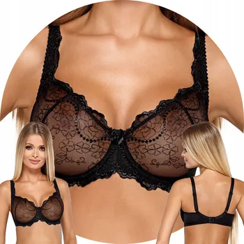 Dámské spodní prádlo Paripari podprsenka s měkkými košíčky černá velikost 70F