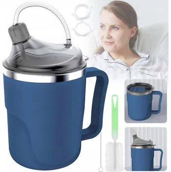 HRNEK NETEČNÝ PRO DOSPĚLÉ O OBJEMU 400 ML, TĚSNÝ, NEREZOVÁ OCEL