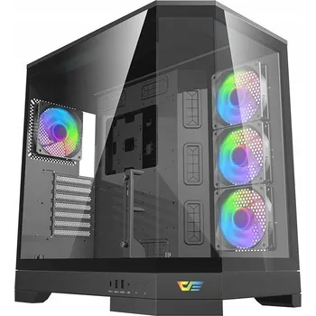 PC skříň Počítačová Skříň DarkFlash DQX90 Midi Tower, černá