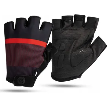 Cyklistické rukavice Rogelli vel. M černo-červené