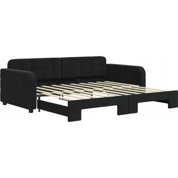 Postel Pohovka VidaXL 3196944 90 x 190 cm černá