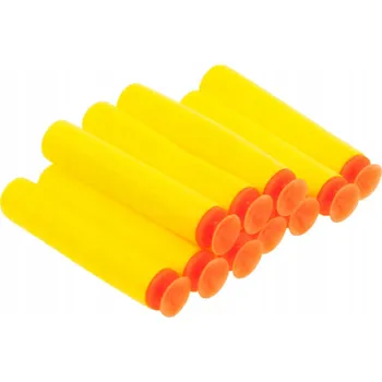 Dětská zbraň NÁBOJE ŠIPKY STŘELY DO VYSTŘELOVAČE MUNICE DO PISTOLE 10 KS/BAL. NERF