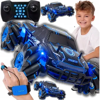 autíčko Dálkově ovládané auto Gotel 4x4, modré, pro driftování