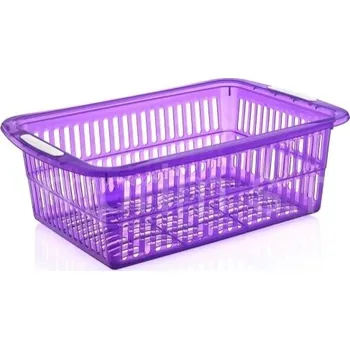 Košík POLY transparentní 30 x 19,5 x 8 cm