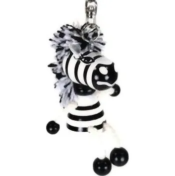 ZEBRA – ručně malovaná dřevěná klíčenka