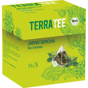 Čaj Terra Tea Terra Tee Zelený čaj Sencha 16 x 1,6 g bio BIO VEGAN BEZLEPEK Množství: 1 ks