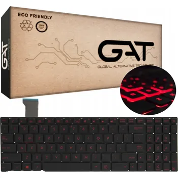 Náhradní klávesnice pro notebook LED Klávesnice pro Asus ROG GL552 GL552JX GL552VL GL552V s podsvícením