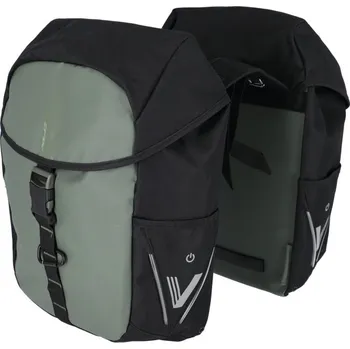 brašna na kolo brašna XLC V-light Active dvojitá zelená