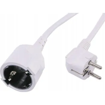 Napájecí kabel Prodlužovací Kabel 1 zásuvka 5m V-TAC (3G 1.5mm2 X 5M) 16A Bílý VT-3001