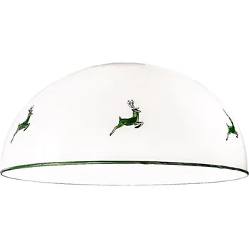 Stínidlo Kolarz 731.G101 - Náhradní sklo k lustru NONNA E27 pr. 30 cm jeleni zelená