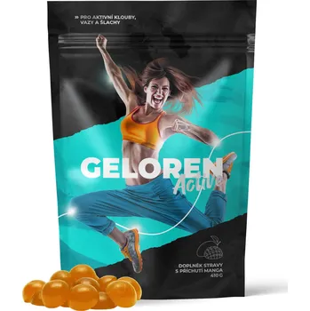 Kloubní výživa Doplněk stravy na klouby CONTIPRO GELOREN ACTIVE s příchutí manga 400 g 90 ks