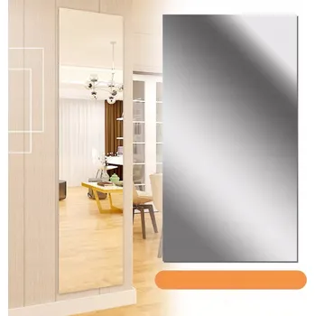 Zrcadlo FÓLIE ZRCADLOVÁ NALEPOVACÍ SAMOLEPICÍ ZRCADLO NA NÁBYTEK ZE STĚNY 200X60 CM
