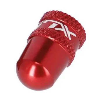 Duše na kolo čepička ventilku XLC DV/AV červená 1 kus