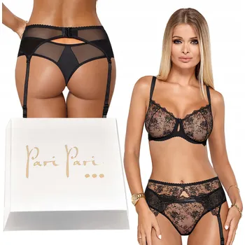 Podprsenka Paripari černá souprava spodního prádla velikost 85D