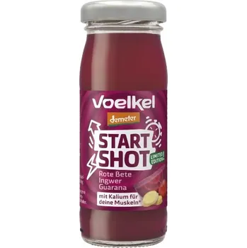 Voelkel Shot červená řepa zázvor 95 ml bio BIO VEGAN DEMETER Množství: 4 ks