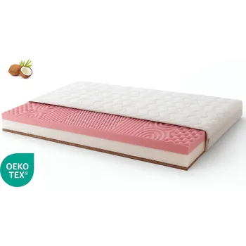 Matrace Matrace MASÁŽNÍ KOKOS 80x180 T25 Mikrovlákno Pěnová HR pěna profilovaná