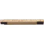 Skládací metr Birke 2mx17mm přírodní dělení palce/mm Hultafors