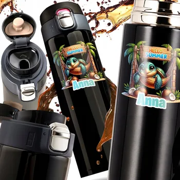 Termohrnek TERMOHRNEK SLADKÁ ŽELVA ŽELVIČKA JMÉNO TERMOSKA DÁREK VÁNOCE MIKULÁŠ