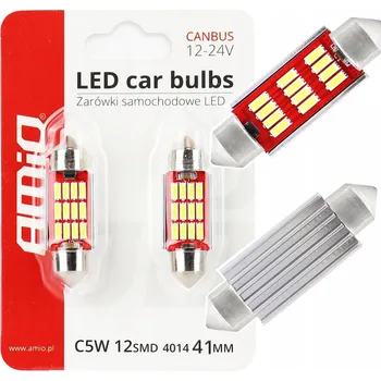 Autožárovka Žárovky Amio AMI-01291 C5W 2,9 W 2 ks