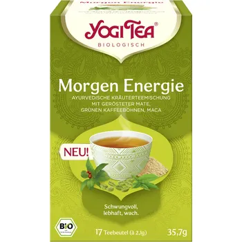 Čaj Yogi Tea Ranní energie 17x 2,1 g bio BIO VEGAN Množství: 1 ks