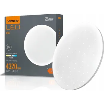 Kulatý Stropní Svítidlo Videx 48 x 7 cm bílá