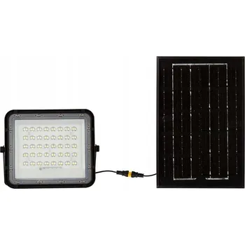 LED reflektor 4000K 400lm + solární panel 6W + dálkový ovladač, soumrakový senzor, IP65