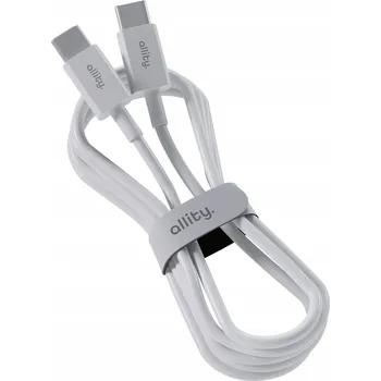 Datový kabel Datový kabel Allity AUC-03 USB-C/USB-C 1m 100W bílý