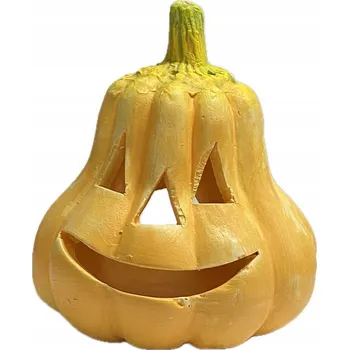 Svícen Keramická lucerna dýně Halloween na čajovou svíčku.