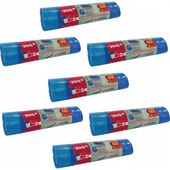 Pytle na odpadky PYTLE NA ODPADKY S PÁSKOU 60L YORK SILNÉ 7 BALENÍ