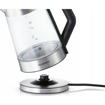 Rychlovarná konvice Elektrická konvice SilverCrest SWGD 3000 A3 3000 W 1,7 l průhledná