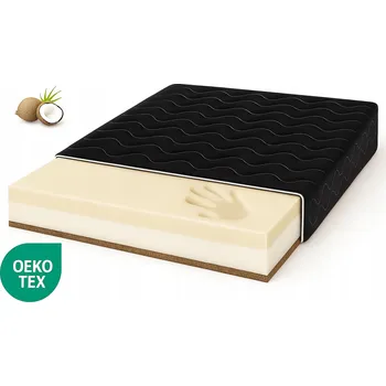 Matrace Matrace VISCO KOKOS 80x195 T25 Černá Pěnová Antibakteriální