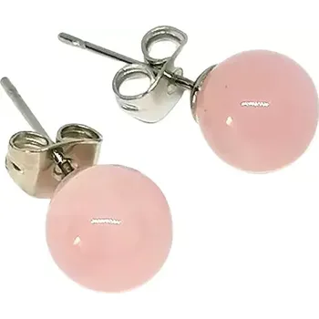 Náušnice Růženínové naušnice puzeta 8mm chirur.ocel