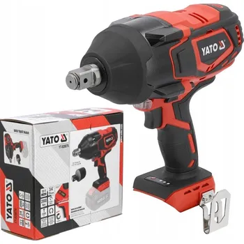 YATO AKU BEZKARTÁČOVÝ RÁZOVÝ UTAHOVÁK 18V 3/4'' / 1/2'' 2000 NM (BEZ BATERIE)