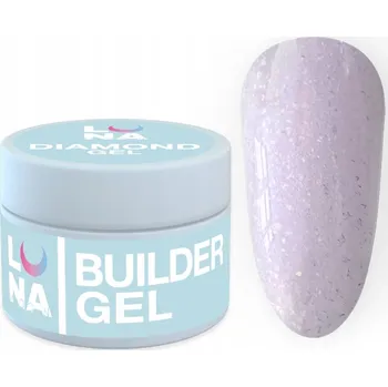 Lak na nehty Luna Diamond gel 8, 15 ml stavební gel