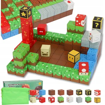 ostatní stavebnice STAVEBNICE KOSTKY PIXEL ART VELKÁ KONSTRUKČNÍ SADA 100 DÍLKŮ