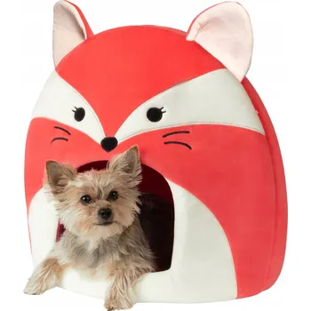 Pelíšek pro psa SQUISHMALLOWS Měkké Pelíšek domeček budka pro psa a kočku liška Fifi
