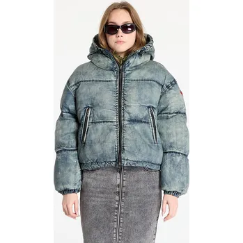 Dámská casual bunda Bunda Diesel W-Aves Cropped Puffer Jacket Blue XS
