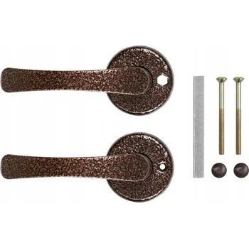 Dveřní kování Klika ke dveřím interiérovým ADGO Štítek kulatý