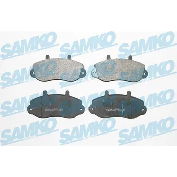 Brzdová destička Sada brzdových destiček, kotoučová brzda SAMKO 5SP663
